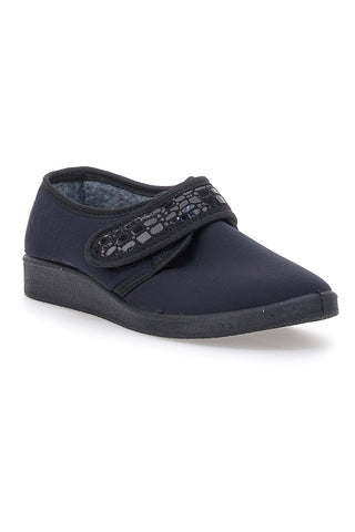 Davema 4192 Schwarze Hausschuhe
