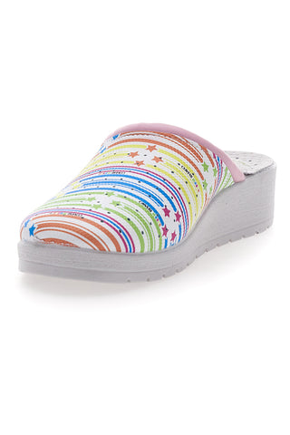 Bunt bedruckte Hausschuhe Coveri World 24903