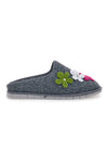 Graue Hausschuhe mit Blumen DOLCE VITA 045