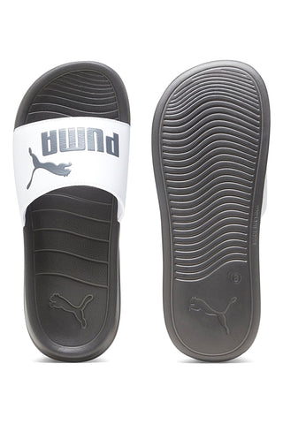 PUMA POPCAT 20 Pantoletten in Schwarz und Weiß