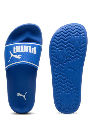 Blau-weiße Hausschuhe PUMA LEADCAT 20 JR