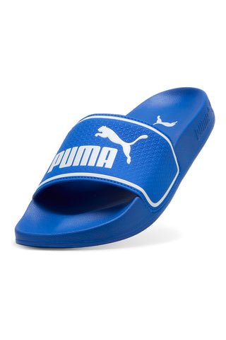 Blau-weiße Hausschuhe PUMA LEADCAT 20 JR