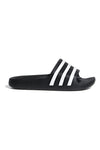 Adidas Adilette Aqua K – Schwarze Pantoletten mit goldenen Details