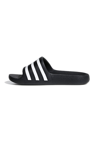 Adidas Adilette Aqua K – Schwarze Pantoletten mit goldenen Details