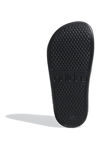 Adidas Adilette Aqua K – Schwarze Pantoletten mit goldenen Details