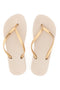 Minimalistische beige Flip-Flops Ipanema IP81030