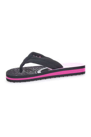 Australian AU24W408 Flip-Flops mit Grafikdruck in Schwarz und Fuchsia für Damen