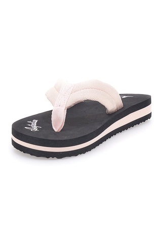 Schwarze Hausschuhe mit rosa Band Australian AU24W409
