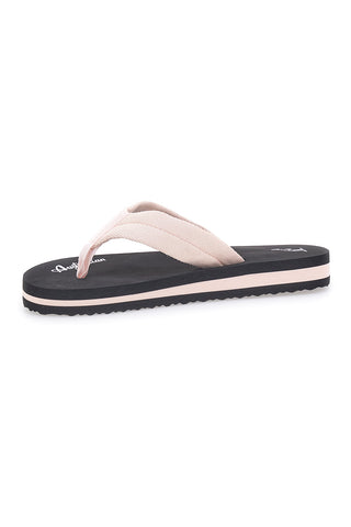 Schwarze Hausschuhe mit rosa Band Australian AU24W409