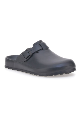 Schwarze Gummiclogs mit Schnalle Everlast EV085