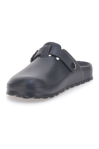 Schwarze Gummiclogs mit Schnalle Everlast EV085