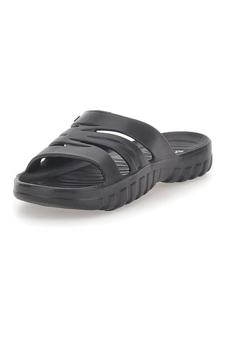 Ciabatte nere monoscocca con logo EVERLAST 2T2L 1851