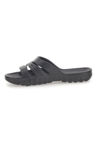 Ciabatte nere monoscocca con logo EVERLAST 2T2L 1851