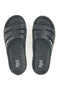 Schwarze Monocoque-Slipper mit EVERLAST 2T2L 1851-Logo
