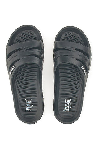 Ciabatte nere monoscocca con logo EVERLAST 2T2L 1851