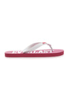 Fuchsia Flip-Flops mit kontrastierendem Logo Everlast EV09