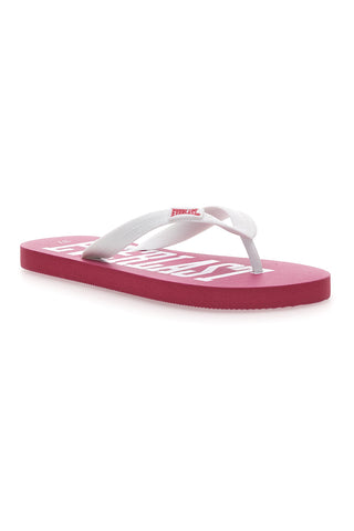 Fuchsia Flip-Flops mit kontrastierendem Logo Everlast EV09