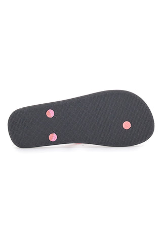 Infradito nere con fascette rosa e logo EVERLAST EV061