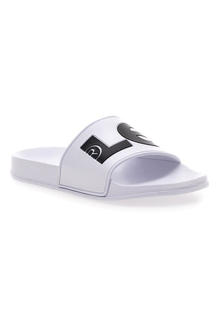 Ciabatte Bianche Con Logo a Contrasto Nero LEVI'S JUNE L