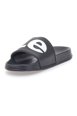 Ciabatte Nere Con Logo a Contrasto Bianco LEVI'S JUNE L