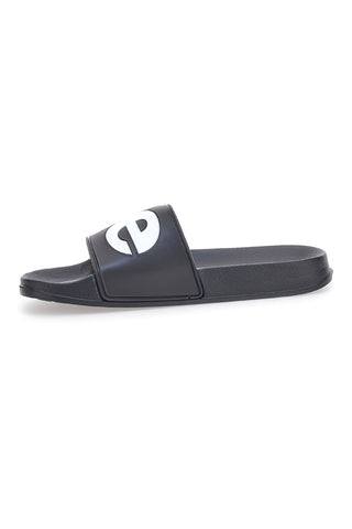 Ciabatte Nere Con Logo a Contrasto Bianco LEVI'S JUNE L