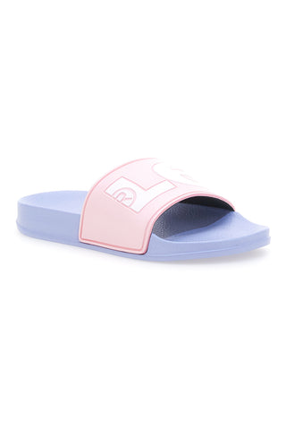 Ciabatte Rosa con Fascia Azzurra e Logo Bianco LEVI'SJUNE L