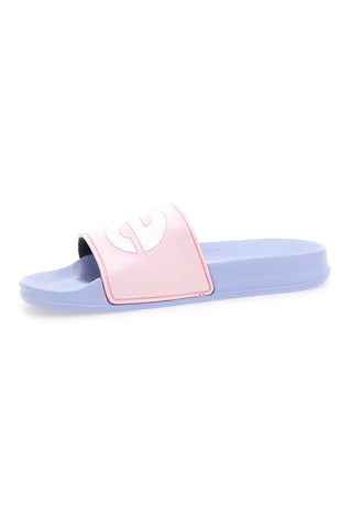 Ciabatte Rosa con Fascia Azzurra e Logo Bianco LEVI'SJUNE L