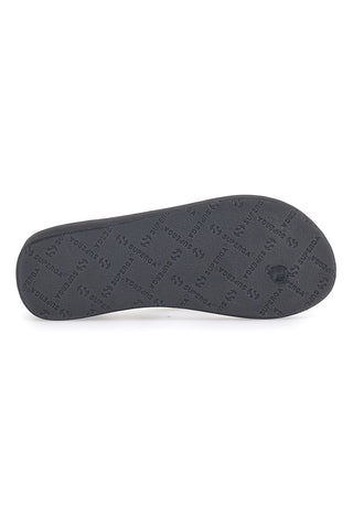 Infradito nere con stampa animalier e suola platform SUPERGA S24T203