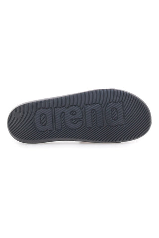 Schwarze Hausschuhe mit fuchsiafarbenem Logo und ergonomischer Sohle ARENA URBAN EASY