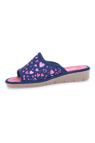 Ciabatte Blu e Rosa Made in Italy Linea Comoda 6974