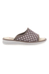 Ciabatte Taupe e a Pois Bianchi Made in Italy LINEA COMODA 5179