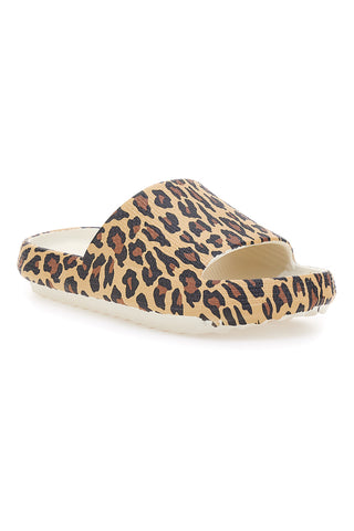 Ciabatte animalier leopardate suola comfort COVERI 24311