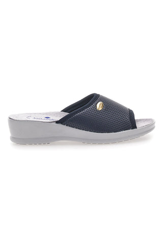Marineblaue Slipper mit anatomischem Fußbett Best Medical 24