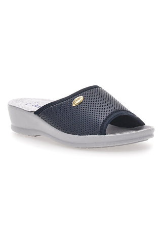 Marineblaue Slipper mit anatomischem Fußbett Best Medical 24