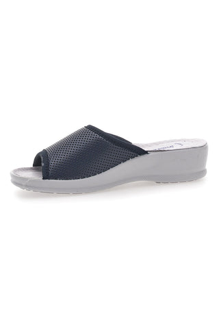 Marineblaue Slipper mit anatomischem Fußbett Best Medical 24