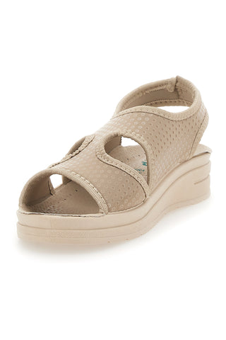 Sandali Beige con Tomaia in Vera Pelle BIO UP 721