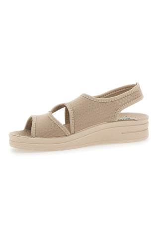 Sandali Beige con Tomaia in Vera Pelle BIO UP 721