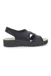 Sandali Blu con Tomaia in Vera Pelle BIO UP 721
