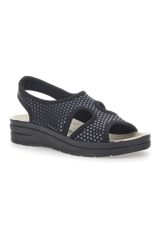 Sandali Blu con Tomaia in Vera Pelle BIO UP 721