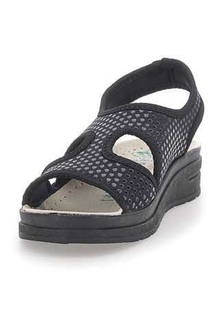 Sandali Blu con Tomaia in Vera Pelle BIO UP 721