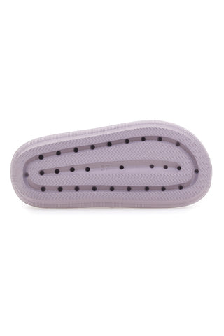 Lila Gummi-Slipper mit Doppelriemen und verstellbaren Schnallen 2T2L ILY02
