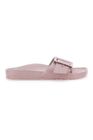 Ciabatte rosa con fibbia maxi regolabile 2T2L 931