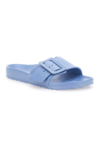 Blaue Hausschuhe mit Maxi-Schnalle 2T2L 931