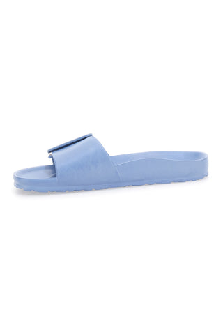 Blaue Hausschuhe mit Maxi-Schnalle 2T2L 931