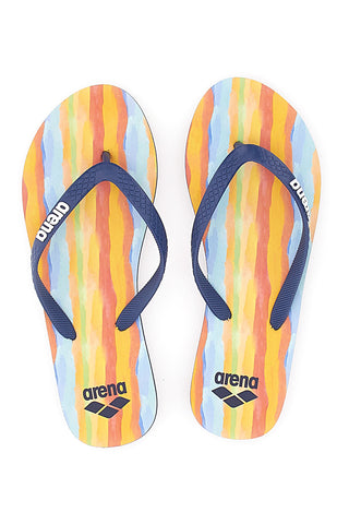 Arena Beach Thong Prints Mehrfarbige Flip-Flops Heller Druck