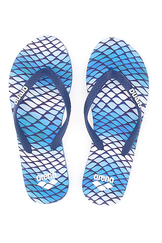 Arena Beach Thong Prints Helles Muster Blaue Flip-Flops