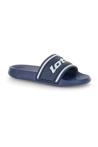 Ciabatte blu con logo Lotto MIDWAY IV SLIDE JR