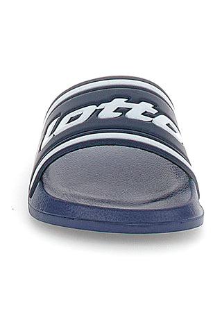 Ciabatte blu con logo Lotto MIDWAY IV SLIDE JR