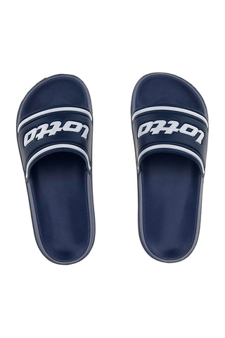 Ciabatte blu con logo Lotto MIDWAY IV SLIDE JR