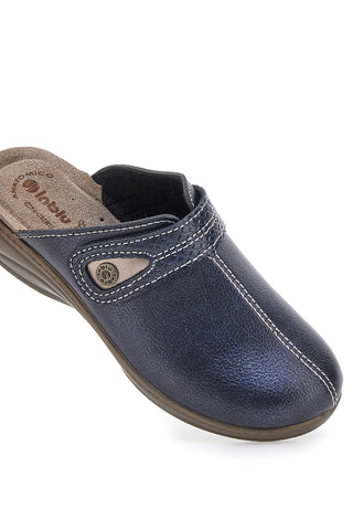 Pantofola blu anatomica con cuciture a vista Inblu 80LY